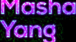 Dirty slut Haylee squirts on dildo in shaved pussy