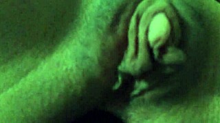 Watch me use this big anal dildo on my clit!