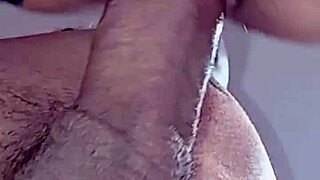 Emo girl enjoys anal creampie swallow