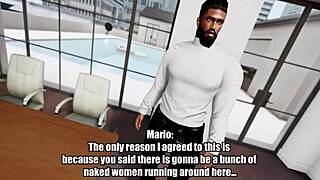 Malibu girl flaunts big booty in sexy game