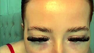 Gatita in lingerie gets fucked hard in hotel room