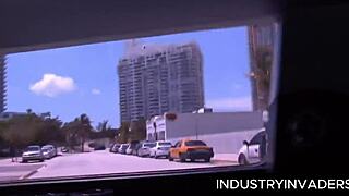 Roxy Love Sucks Big Black Cock Doggystyle In Limo Back