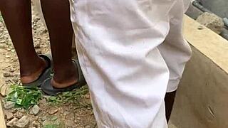 Nubian Princess Riding Cock In Doggystyle Scene