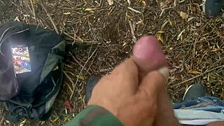 spanish milf hot wife risks it all with public park blowjob