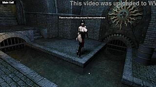 Exploring the mysterious castle with mai in ending one