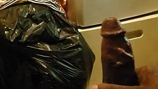 Ebony Swallowing Cum Hard