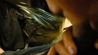 Ebony Swallowing Cum Hard