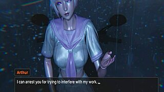 Let's play the wrath: shaved pussy gets creampie and anal