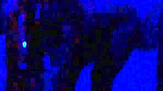 Ebony babe strips in public