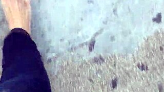 Dirty Calloused Soles On Bare Feet