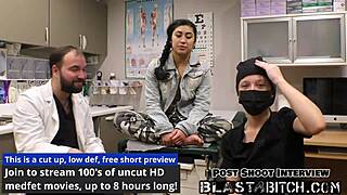 Jasmine Rose's back blasted with cum! Check this wild nurse POV!