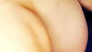 Step-mom alone masturbates to orgasm