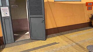 Filming Crazy Outdoor Vacation With Brunette Teen Spanking And Cum