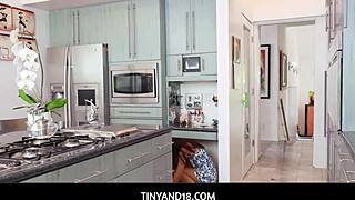 mina luxx sucks bf's thick cock after hide and seek game 😏