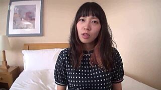 Data de parto logo mas creampie impossível com Kanako Miyata