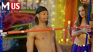 Alyx Star and Chris Blaccwood Engage in Intense Jerkaoke Session with Group Masturbation and Fetish Play