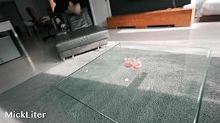 I invited that sugar baby for a deepthroat session with my monster cock.