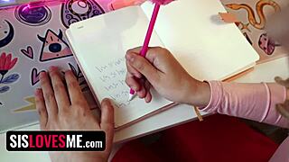 Stuck With Horny Stepsister? She Uses Toys For Intense Orgasms!