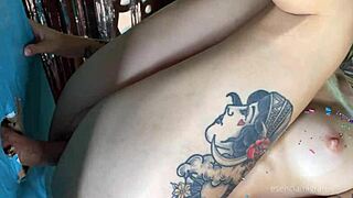 Hey, wanna see a real cock fill my ass with milk for my birthday?