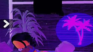 Lucky bot receives a special butt treatment