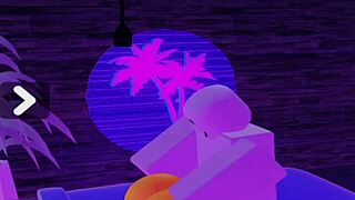 Lucky bot receives a special butt treatment