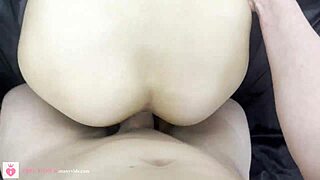 Amazing sensual sex in beautiful lingerie with my cute brunette neighbor in POV style.