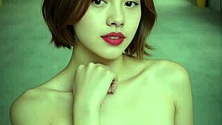 ai generated model moves sensually in art