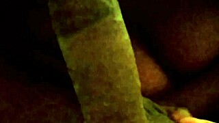 Blowjob from african girl with big ass and monster cock