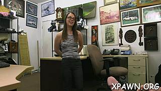 excited little 18+ dilettante harlot is feeling some cock inside