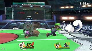 Green plumber takes on innocent twins in the game