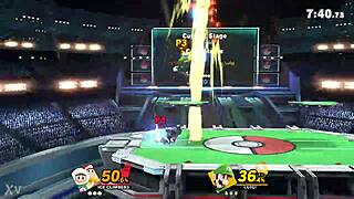 Green plumber takes on innocent twins in the game