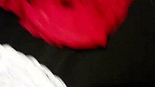 Jerking off with wife's panties