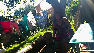 Klaudia Ambergirl Solo Outdoor!