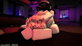 Feeling pleasure from blowjob and cowgirl riding with big cock