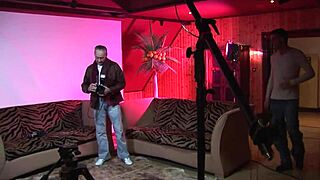 Brunette group slut gets facial cumshots.