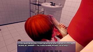 Feel The Passion As 3D Redhead Milf Strokes And Licks Your Cock