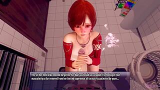 Feel The Passion As 3D Redhead Milf Strokes And Licks Your Cock