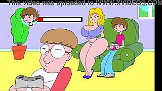 Comic Flashing On The Couch