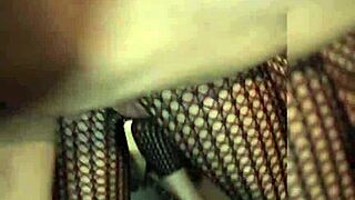 Short-haired Sanya dominated and nutted on in jail cell