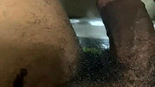 Couple explores big black cock and toys with handjob