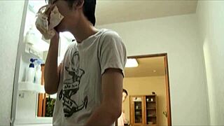 Моя мама София Такигава в реальном японском секс-уроке