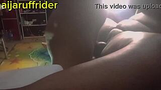 Curvy amateur enjoys midnight fuck with huge cock to music