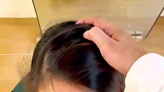 Beautiful woman cheats with her boss in homemade 1on1 video!