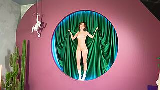 Broadcasting nude erotic filming in public reality, featuring shaved pussies and natural tits outdoors.