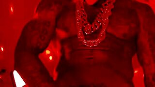 Huge Black Hairy Cock Worship Session