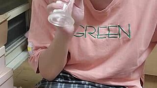 i love shemale ting xuan's blowjob on dildo