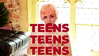 Flexible 18-Year-Old Meets Older Guy for Intense Workout Session