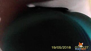 Mexican woman in leggings does fetish video for fans. She includes fucking and blowjob scenes