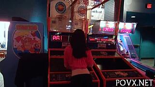 Fellatio in outdoor setting