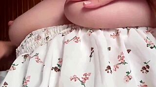 Very beautiful natural babe intensely fingers pussy and ass